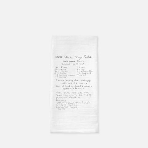 Jamie's Tea Towel (Flour Sack)