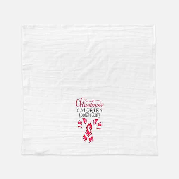 Christmas Calories Don't Count Floursack Kitchen Towel