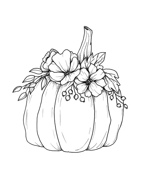 Pretty Pumpkin Digital Download