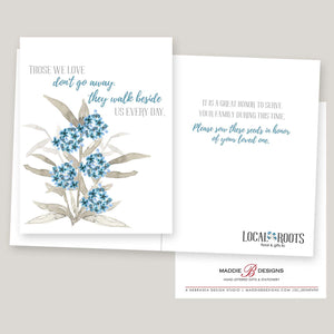 Those We Love Sympathy Watercolor Greeting Card